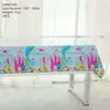 Mantel de Dibujos Animados Anime en Stock Transfronterizo 108*180cm Decoración de Fiesta de Cumpleaños Temática Atrezzo Desechable para Montaje