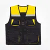 Venta Directa de Fábrica Chaleco Multibolsillos Ropa de Trabajo para Actividades de Voluntariado con Tiras Reflectantes de Alta Visibilidad y Logo Personalizado