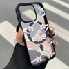 Laço Rosa Adequado para Iphone17Promax Capa de Celular Magnética de Acrílico Fosco 16/15 Fábrica de Nicho