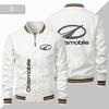 Chaqueta fina con cremallera blanca para hombre, informal, con logotipo de coche, para primavera de 2023, comercio exterior, con diseño transfronterizo