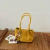 Bolso de mano transfronterizo de gamuza, nuevo bolso de hombro retro de moda para mujer 2026, acabado mate, adecuado para ir al trabajo y llevar cruzado