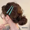 Pinza de pico de pato azul para limpieza facial y maquillaje pinza recta pinza para el pelo pasador pinza para flequillo pinza lateral pelo suelto de la frente accesorio para el pelo pinza