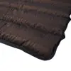 Nailon 20D Trama Elástica Raya Horizontal Arruga Todo Negro Chaqueta de plumón de Seda Rellena de Terciopelo Tela de Chaqueta de plumón Impermeable, Anti-Manchas y Anti-Estática