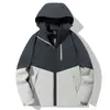 Chaqueta de Trabajo Tres en Uno Desmontable de Dos Piezas a Prueba de Viento Cálida para Otoño e Invierno con LOGOTIPO Estampado y Bordado
