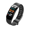 Pulseira Inteligente C1plus Pressão Arterial Frequência Cardíaca Oxigênio no Sangue Tela Colorida Bluetooth Pedômetro Pulseira Esportiva Relógio Outlet de Fábrica