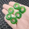 Fivela de Princesa Verde Pingente de Jade Verde Espinafre Fivela Excêntrica Pulseira Colar Brincos Grampo Pingente Fivela de Jade Pingente de Jade