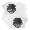 Camiseta Oversize de Manga Corta Estampado Plano de Personaje de Dibujos Animados Gótico Harajuku para Hombres y Mujeres, Top de Algodón Puro Hip-Hop Venta al por Mayor