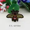 Pegatinas de Tela para Ropa Abejas Pequeñas Bordado Parche de Dibujos Animados Pegatinas Comercio Exterior Pegatinas Termoadhesivas Bordado Sellos Bordados Accesorios de Decoración para Abrigos y Sudaderas