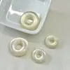 Resina Olho de Gato Estrelado Dupla Face Donut Criativo DIY Contas Feitas à Mão Acessórios para Pendurar Corrente de Celular Bolsa Acessórios Materiais