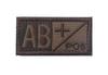Haike Insignia Parche de Sangre Bordado para Exteriores A+ B+ Ab+ O+ Insignia de Velcro Mochila Insignia Táctica Adhesivo de Tela