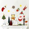 Adhesivos de Elementos Navideños para Comercio Exterior Transfronterizo de Amazon Arreglo Decoración para Dormitorio Sala de Estar Adhesivos de Pared