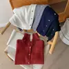 Suéter de Punto para Mujer Estilo Nuevo Cárdigan de un Solo Botón Cuello Redondo Top Casual Chaqueta Suéter Versátil