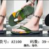 Chanclas de Talla Grande para Hombre en Verano, Combinación de Colores, Chanclas Vietnamitas Ligeras, Sandalias Antideslizantes para el Hogar, Zapatos de Playa para Exteriores
