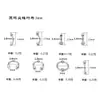 Fábrica directa transfronteriza Europa y Estados Unidos simple anillo de nariz acero inoxidable anillo de nariz aretes de botón piercing para el cuerpo humano fabricantes mayoristas