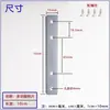Suporte Angular Multifuncional de Ferro Dobrável Suporte em L Suporte de Ângulo Reto de 90 Graus Suporte de Prateleira Suporte Triangular