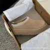 Botas de Neve Tazz Estilo Étnico Pele de Ovelha Integrada Solado Grosso, Sapatos de Algodão Femininos Espessos e Quentes