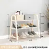Sapateira multicamadas em formato A é estável e não treme, uma sapateira simples para atrás da porta de entrada em dormitórios e apartamentos alugados para armazenamento de sapatos