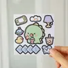 Pegatinas Guka de Corazón Girly para Niñas Niños Libro de Pegar y Dibujar Funda de Teléfono Dibujos Animados Material para Diario de Estudiante Decoración Papelería