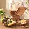Utensilios de presentación para ingredientes de hot pot de restaurante, bandejas para guarniciones, cestas para frutas y verduras, cestas para papas fritas, bandejas de barco para comida frita, cestas para snacks