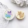 Sello de cera transfronterizo con cabeza de cobre con patrones de luna, rosa y mariposa, cabeza de sello universal, accesorio de decoración para invitaciones de boda