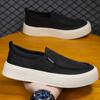 Novos Tênis de Lona para Homens Primavera e Verão 2026, Slip-Ons Leves de Solado Macio para o Verão, Tênis Casuais Versáteis de Solado Grosso para Homens
