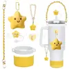 Accesorios Decorativos Stanley Correa de Mano de Cuerda Trenzada Estuche para Labial Llavero Duende Briqueta Funda de Silicona Antideslizante para Taza