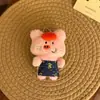 Muñeco de Peluche Creativo Colgante de Cerdo Colgante Pequeño Versátil Chirriante Muñeca Corazón de Niña Llavero Colgante para Mochila
