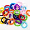 Chaveiro de Pulseira Retrátil Eva Spring Plástico Colorido Tira de Pulso Elástica Cordão de Celular Alça de Pulso para Armazenamento no Banheiro