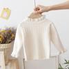 [en stock Suéter Básico de Punto Engrosado Otoño e Invierno para Niñas Pequeñas y Niños de Edad Media Suéter de Punto con Borde de Orejas Bebé Niños