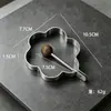 Molde para Freír Huevos Acero Inoxidable 316 Cocina Restaurante Forma de Corazón y Estrella Sartén Antiadherente Freidora de Huevos Herramienta para Freír Huevos