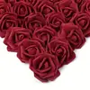 Rosas de Espuma, 5 Cabezas, Flores Artificiales, Decoración Floral de Boda, Flores Falsas, Flores de Decoración para Bodas, Suministro de Fábrica