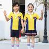 Camiseta de Verão Roupa Esportiva Uniforme Escolar para Alunos do Ensino Fundamental Uniforme de Jardim de Infância Uniforme de Turma Infantil Uniforme de Performance Estilo Academia Britânica