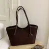 2025 Nuevo Bolso Tote Retro de Gamuza de Nicho para Mujer Bolso de Hombro de Gran Capacidad Versátil para el Trabajo Bolso de Mano con Textura