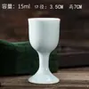 Copas de Vino para Uso Doméstico, Copas de Cerámica, Vasos Pequeños, Copas de Vino Antiguas, Estilo Retro Estilo Chino para Brindar y Entretener a los Invitados