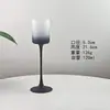Vaso Alto Rosa Esmerilado para Uso en Casa, Creativo y Lindo para Niñas, Copa de Vino Tinto de Forma Recta, Copa para Cóctel de Champaña