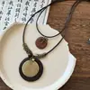 Nuevo Collar Largo de Suéter Zen Chino para Mujer, Collar de Perlas de Estilo Étnico Vintage, Cadena para Clavícula con Pluma de Nicho, Venta al por Mayor