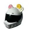 Casco de Felpa Transfronterizo con Orejas de Cuerno de Oveja Lindas, Decoración para Esquí, Orejas de Decoración Personalizadas para Casco de Motocicleta