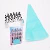 En stock, convertidor de boquilla de montaje de tamaño pequeño de 12 cabezales de acero inoxidable, juego de 14 piezas, boquilla para crema de expresión de frijoles solubles para decorar
