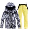 Traje de Esquí para Snowboard Traje para Pareja para Hombre y Mujer Cálido Espesor Estilo Coreano Traje de Esquí