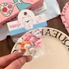 Pinza de Agarre de Dibujos Animados Lindos para Niños, Pinza para Cola de Caballo Alta, Pinza para Cabello Roto de la Parte Trasera de la Cabeza de Niña, Pinza de Tiburón para Agarrar el Cabello de Bebé