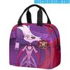 Novo Produto Transfronteiriço Série Periférica Hell Inn Bolsa de Piquenique Hazbin Hotel Lancheira Infantil para Crianças do Ensino Fundamental