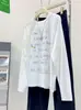 Camiseta de Protección Solar de Manga Raglán con Estampado de Letras Estilo Coreano Ins para Mujer Verano Delgada Holgada Exterior Manga Larga Top Adelgazante