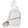 Bolso de Pecho Simple Estilo Coreano para Mujer, Nuevo Diseño de Bordado Multicapa, Mochila de Pecho de Gran Capacidad, Bolso Cruzado Casual para Exteriores para Niñas