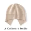 Nueva colección de otoño e invierno: Gorro cálido de punto 100% cachemira pura, con un patrón de punto de panal y una corona redonda