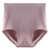 Calcinhas de Cintura Alta com Controle de Barriga para Mulheres, Modelador Pós-Parto Sem Costura, Levanta Bumbum, Gancho Antibacteriano, Shorts Triângulo Plus Size Atacado para Mulheres