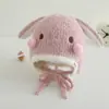 Chapéu Infantil de Desenho Animado Fofo Inverno Fofo Super Fofo Chapéu de Proteção de Orelha de Pelúcia Outono e Inverno Meninos e Meninas Chapéu de Lã