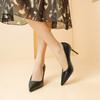 Zapatos de Tacón Alto para Mujer 2025 Otoño Nuevos Zapatos para Mujer Tacón de Aguja Punta Fina Francesa Planos Profesionales Elegantes Versátiles Zapatos de Trabajo