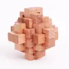 Madera de Haya 4.5cm Cerradura Kongming Luban Juego Completo Regalo Educativo Infantil Juguete de Madera con Ensamblaje Machihembrado Detalles en Empaque de Plástico