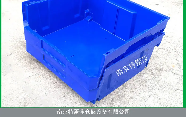 上下可以套叠左右可以堆码背面可以背挂塑料零件盒