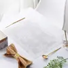 Mantel de PVC Teslin Mantel Resistente a Rayones Resistente al Desgaste PVC Fácil Limpieza Teslin Estilo Europeo Mantel Aislante Mantel Occidental